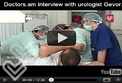 Video interview with urologist Gevorg Grigoryan